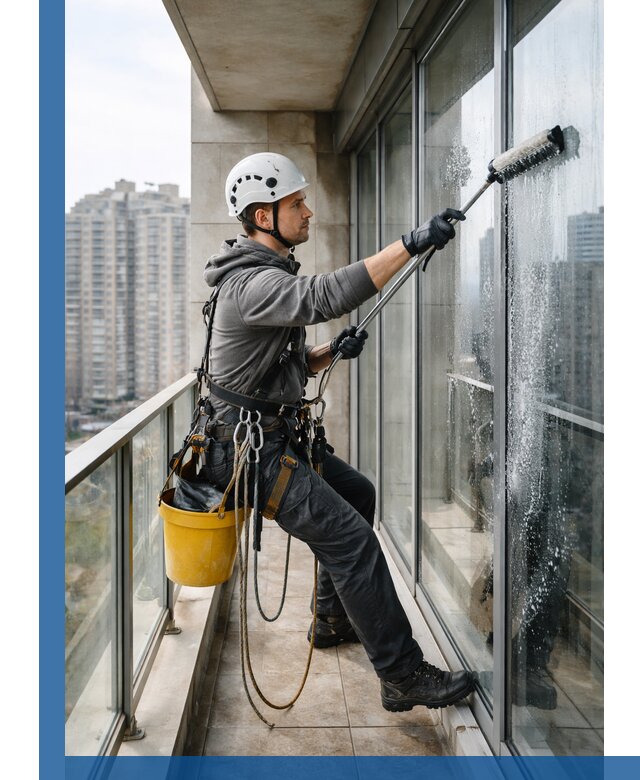 Профессиональная мойка балконного остекления в Каменске-Уральском