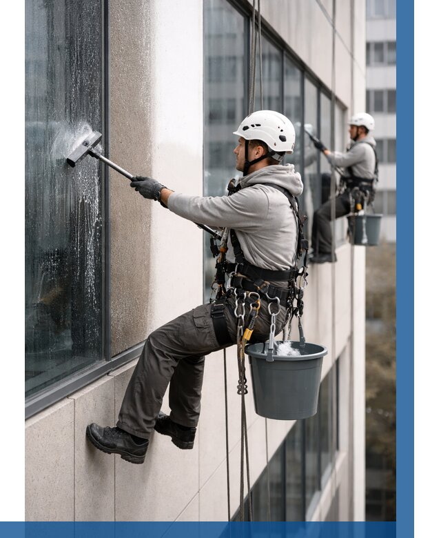 Мойка фасадов зданий в Каменске-Уральском под ключ от 372 р. | ВЫСОТНИК-Кмн