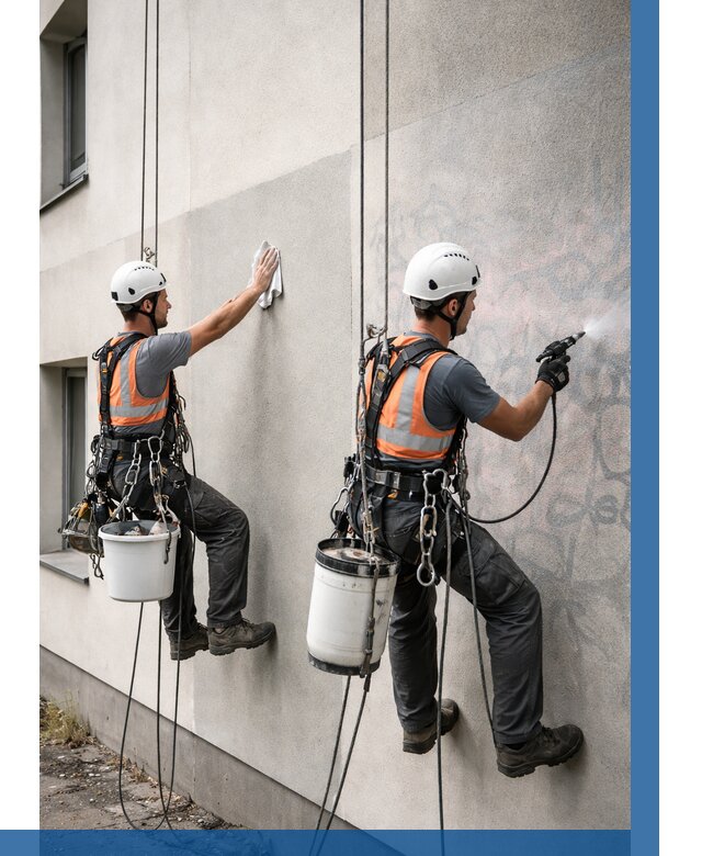 Антиграффити покрытие фасада в Каменске-Уральском от 638 р. | ВЫСОТНИК-Кмн