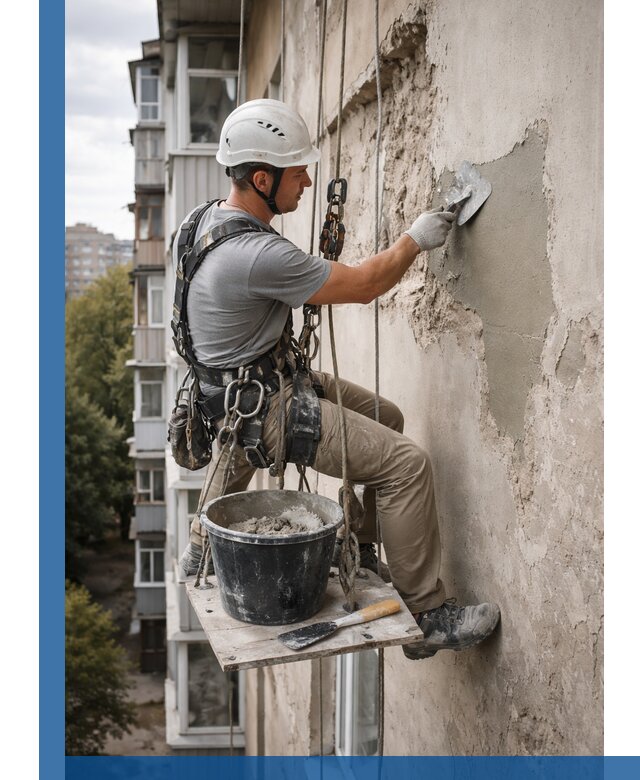 Восстановление фасадной штукатурки в Каменске-Уральском с гарантией качества