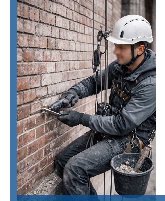 Расшивка кирпичных швов фасадов и стен, ремонт в Каменске-Уральском