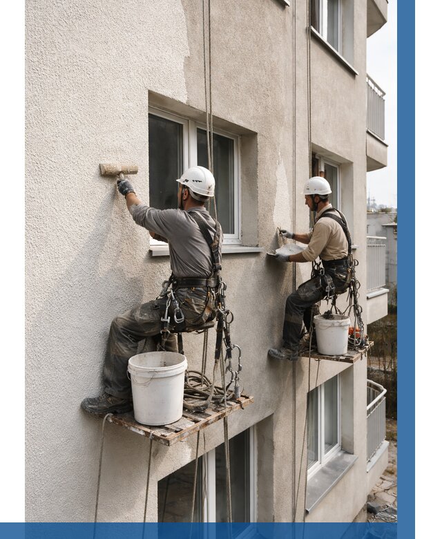 Нанесение короеда на фасад в Каменске-Уральском от 479 р. | ВЫСОТНИК-Кмн