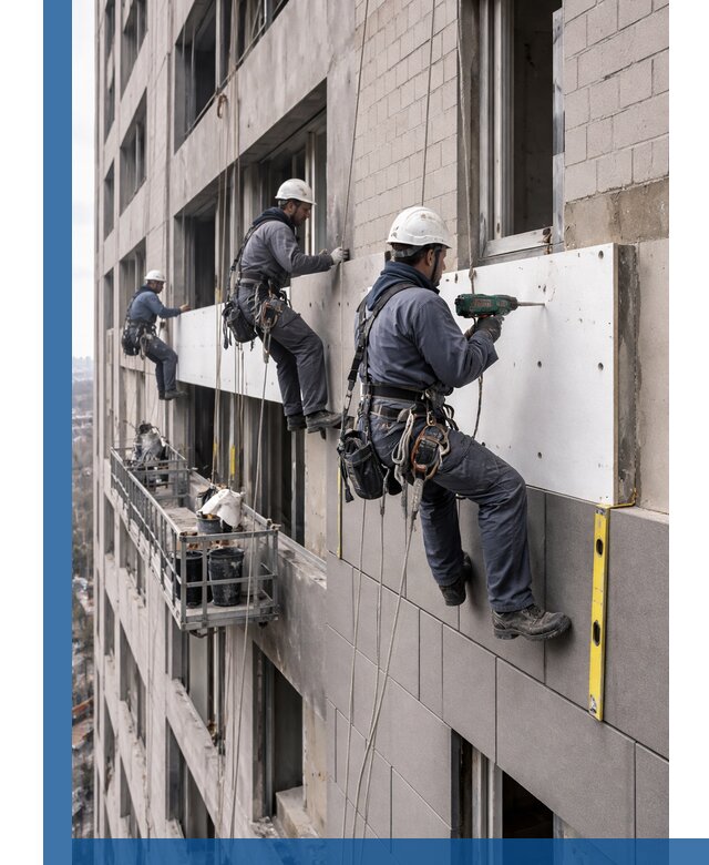 Монтаж фасадных термопанелей высокого качества в Каменске-Уральском