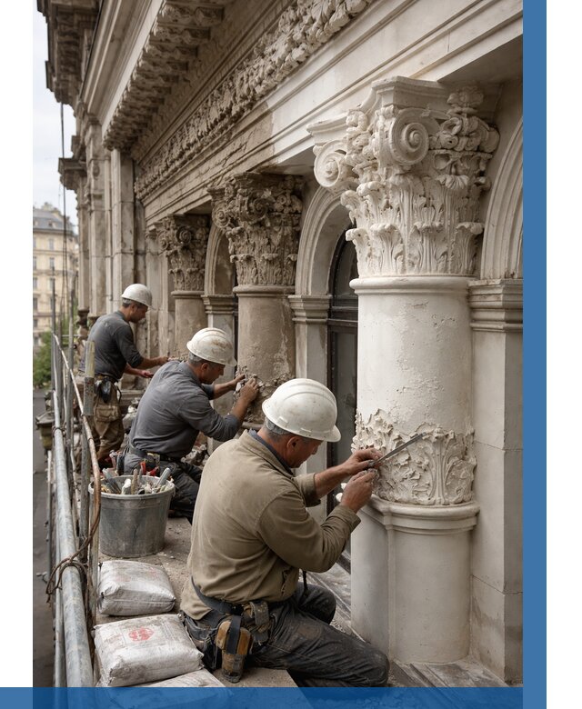 Реставрация фасадной лепнины в Каменске-Уральском от 2660 р. | ВЫСОТНИК-Кмн