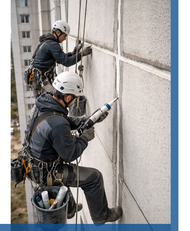 Герметизация межпанельных швов в Каменске-Уральском от 745 р. | ВЫСОТНИК-Кмн