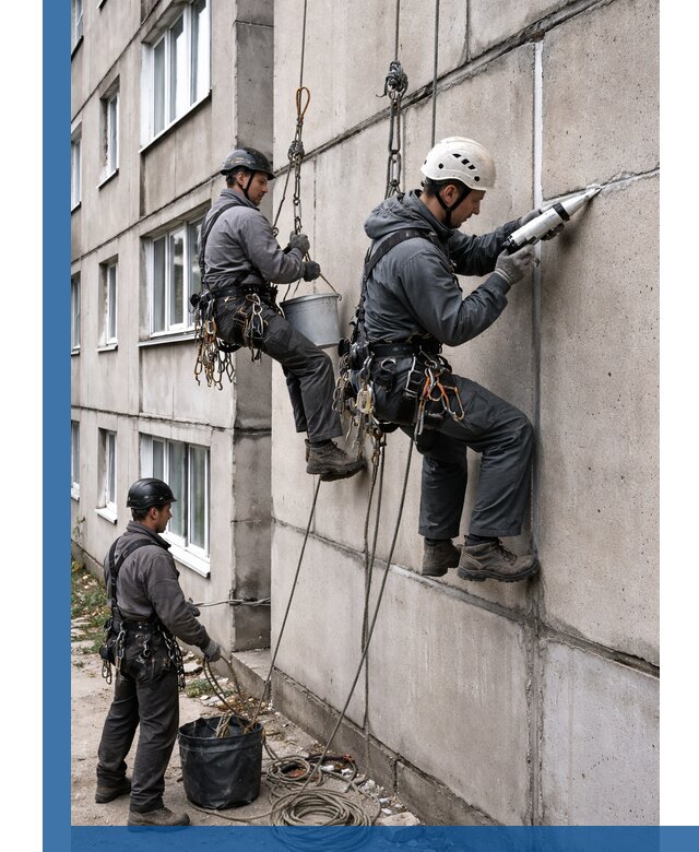 Герметизация межпанельных швов в Каменске-Уральском с гарантией герметичности