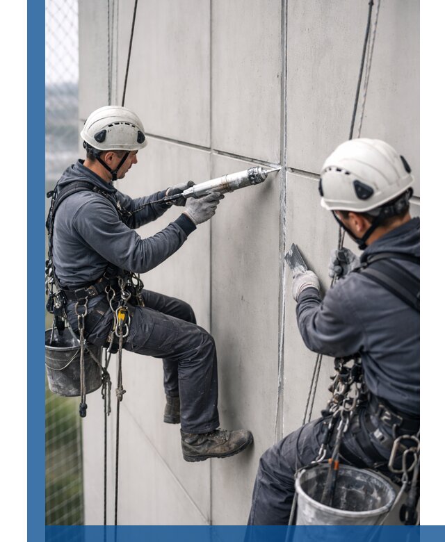 Первичная герметизация швов фасадов и кровель в Каменске-Уральском