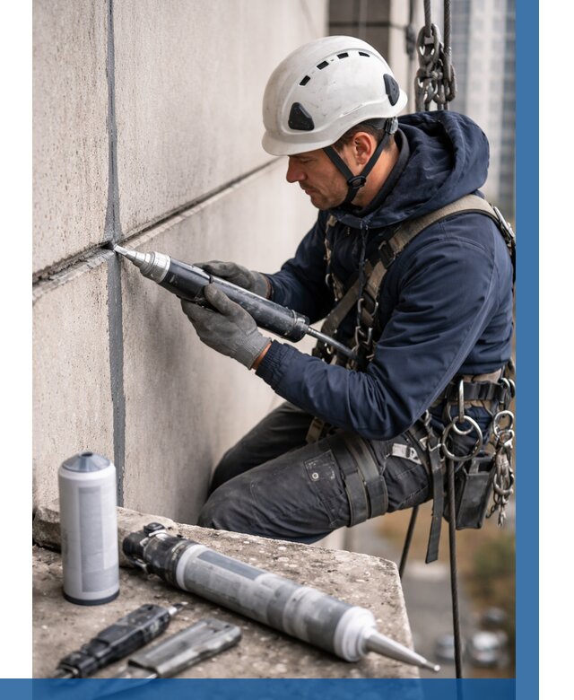 Вторичная герметизация швов в Каменске-Уральском от 479 р. | ВЫСОТНИК-Кмн