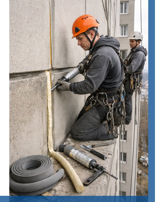 Теплый шов межпанельные швы в Каменске-Уральском от 745 р. | ВЫСОТНИК-Кмн