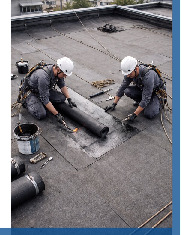 Ремонт мягкой кровли под ключ в Каменске-Уральском от 745 р. | ВЫСОТНИК-Кмн