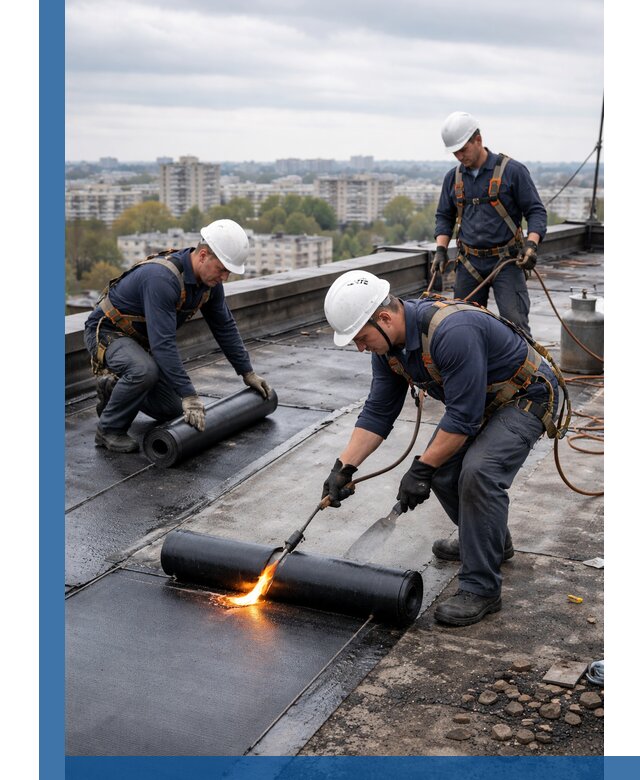 Ремонт наплавляемой кровли в Каменске-Уральском качественно и надежно