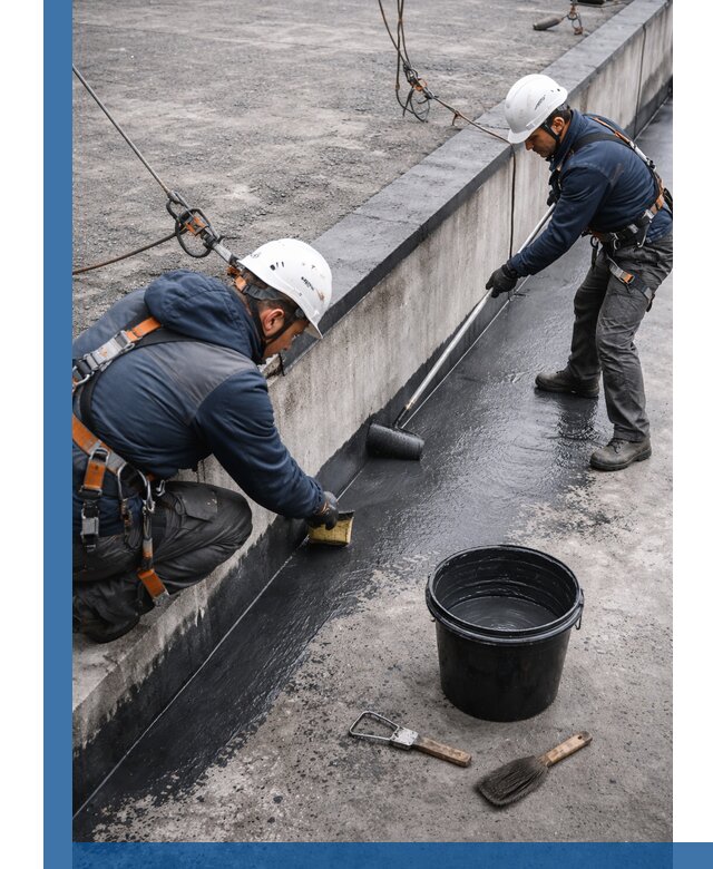 Гидроизоляция кровли жидкой резиной профессионально в Каменске-Уральском