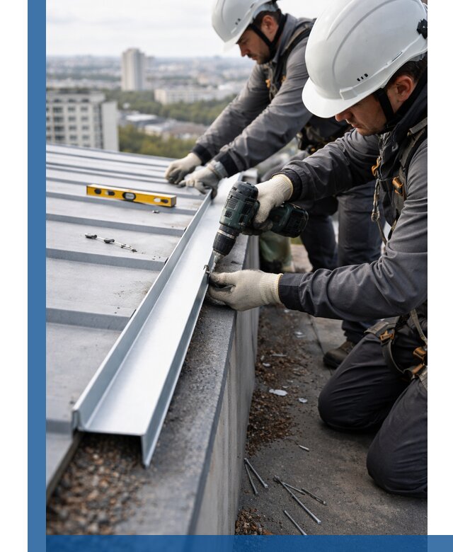 Монтаж капельника на кровле в Каменске-Уральском с гарантией качества