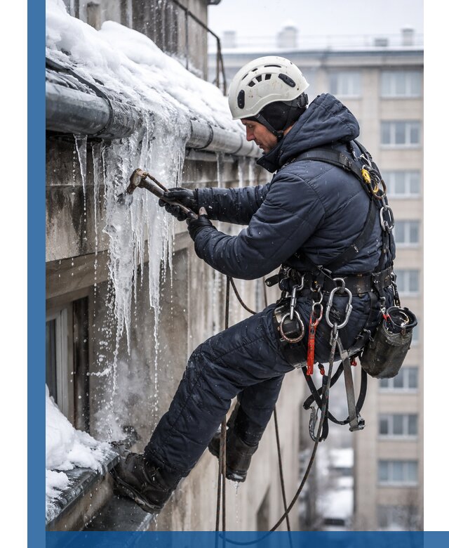 Удаление наледи и чистка водостоков в Каменске-Уральском оперативно и безопасно