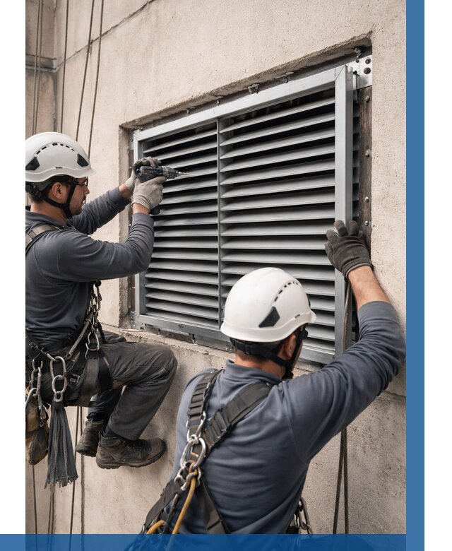 Монтаж вентиляционных решеток в Каменске-Уральском от 4787 р. | ВЫСОТНИК-Кмн