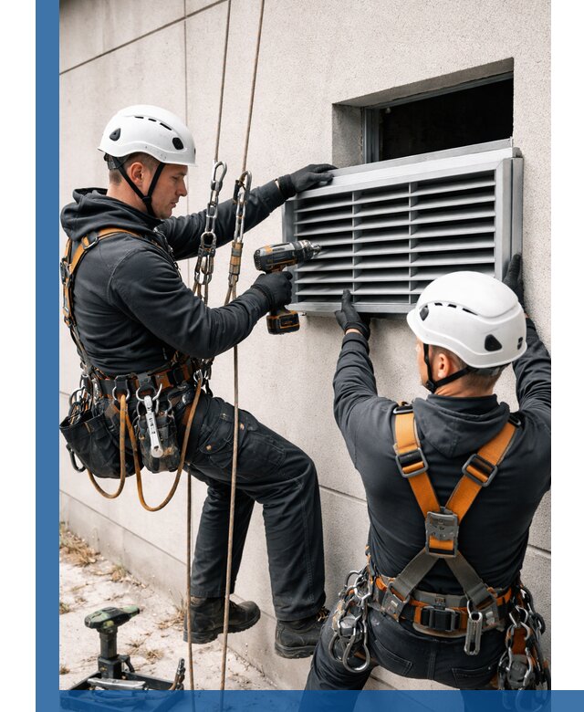 Монтаж вентиляционных решеток в Каменске-Уральском профессиональный сервис