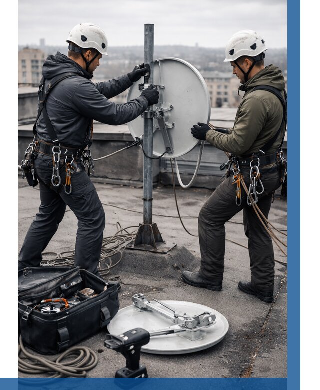 Демонтаж антенн на крыше в Каменске-Уральском от 4787 р. | ВЫСОТНИК-Кмн