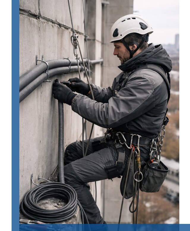 Профессиональный монтаж гофры для кабеля в Каменске-Уральском с гарантией