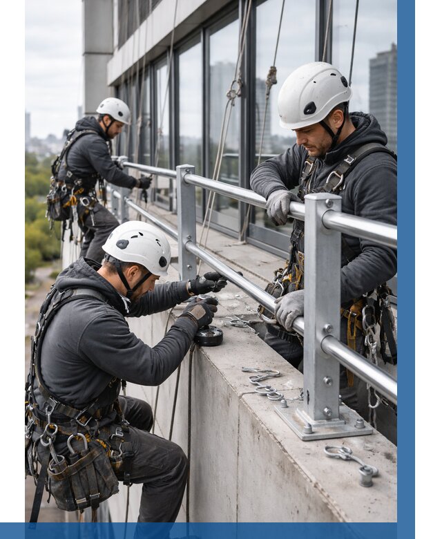 Монтаж ограждений на высоте в Каменске-Уральском, от 1277 р. | ВЫСОТНИК-Кмн