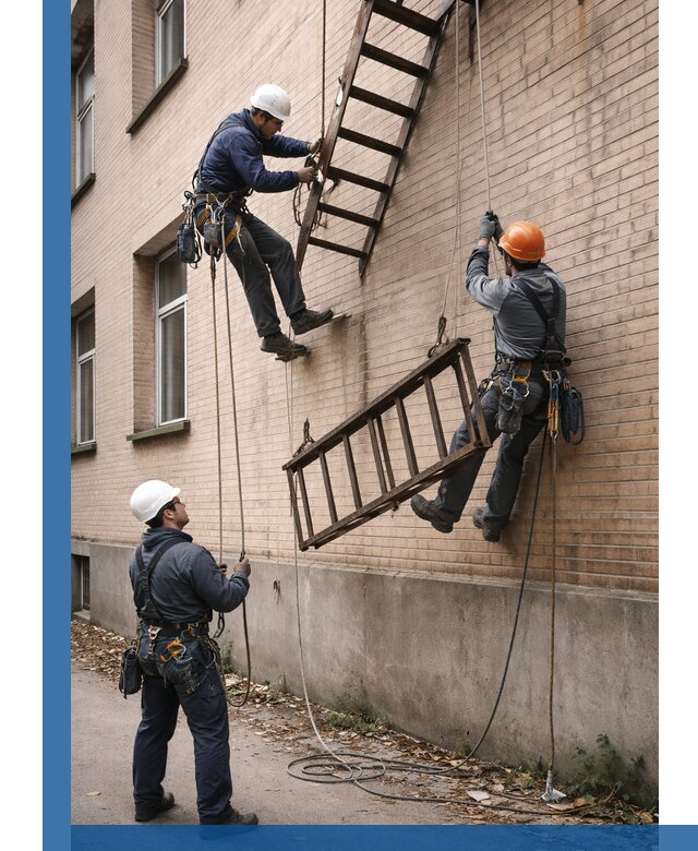 Демонтаж пожарной лестницы в Каменске-Уральском быстро и безопасно