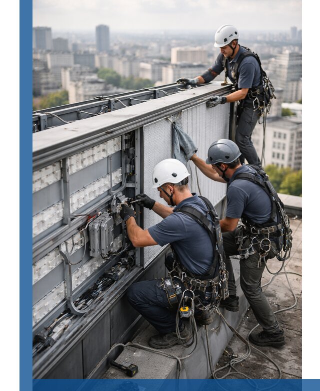 Профессиональное обслуживание крышной рекламы в Каменске-Уральском под ключ