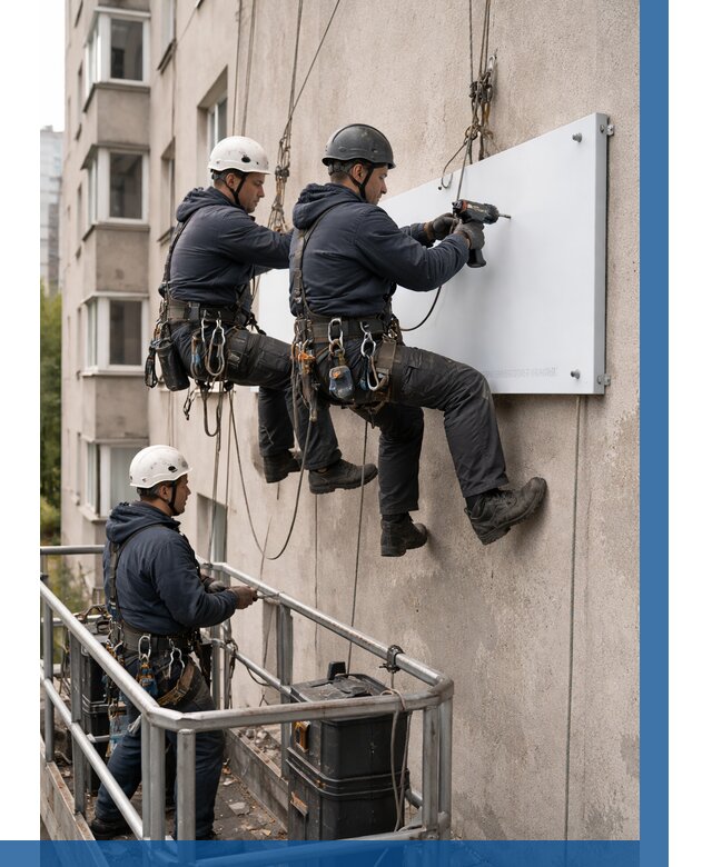 Монтаж табличек и указателей в Каменске-Уральском от 3723 р. | ВЫСОТНИК-Кмн