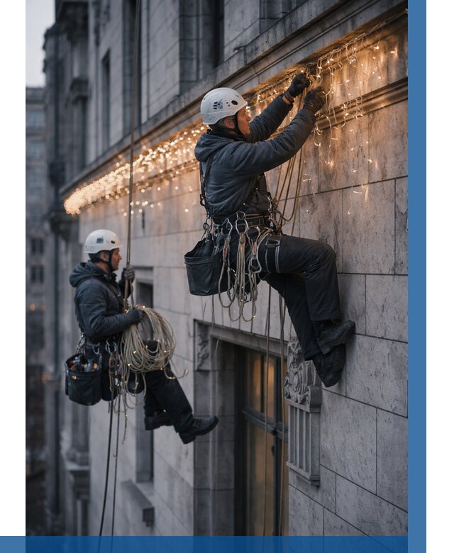 Монтаж новогодней иллюминации в Каменске-Уральском от 9042 р. | ВЫСОТНИК-Кмн