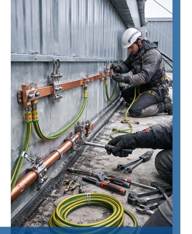 Монтаж заземления здания в Каменске-Уральском от 26595 р. | ВЫСОТНИК-Кмн