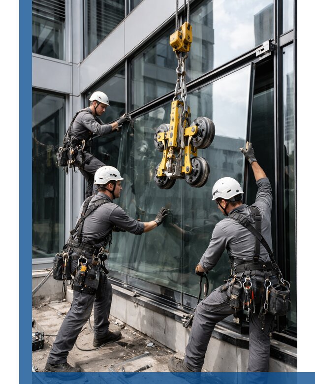 Структурное остекление фасадов в Каменске-Уральском монтаж и обслуживание