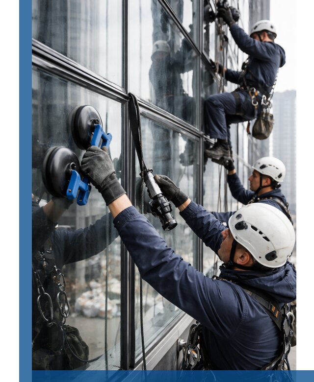 Радиусное остекление фасадов под ключ в Каменске-Уральском с гарантиями