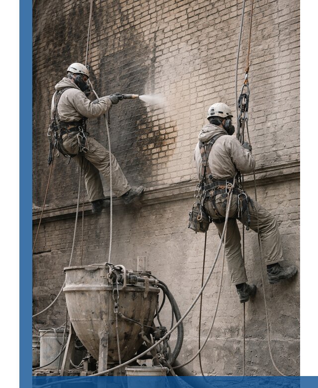 Пескоструйная очистка фасадов в Каменске-Уральском профессионально