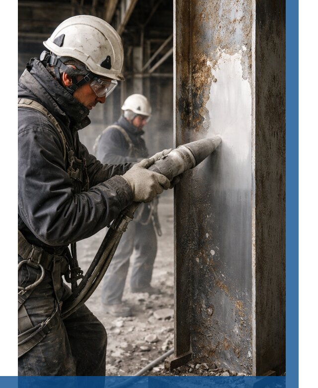 Удаление старой краски с металла в Каменске-Уральском от 479 р. | ВЫСОТНИК-Кмн