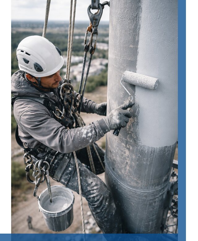 Покраска мачт связи под ключ в Каменске-Уральском от 904 р. | ВЫСОТНИК-Кмн