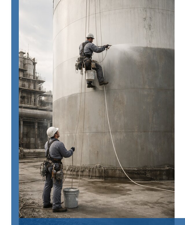 Покраска стальных резервуаров и емкостей в Каменске-Уральском профессионально