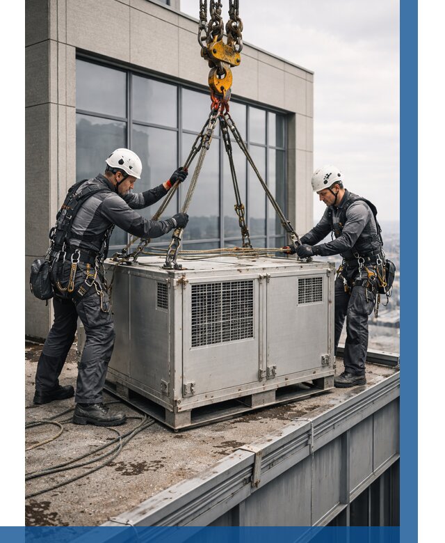 Такелажные работы на высоте в Каменске-Уральском от 8510 р. | ВЫСОТНИК-Кмн