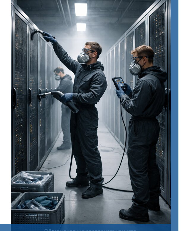 Обеспыливание серверной комнаты в Каменске-Уральском от 4787 р. | ВЫСОТНИК-Кмн