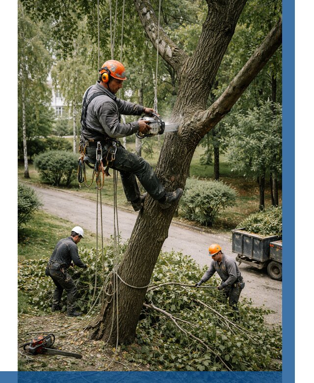 Кронирование деревьев в Каменске-Уральском от 6915 р. | ВЫСОТНИК-Кмн