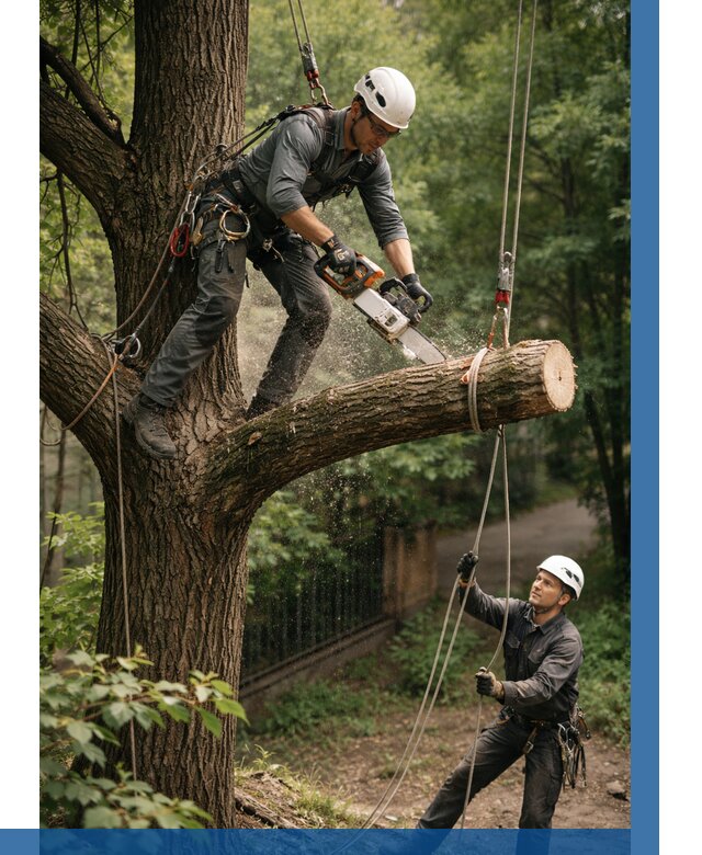 Спил деревьев альпинистами в Каменске-Уральском от 8510 р. | ВЫСОТНИК-Кмн