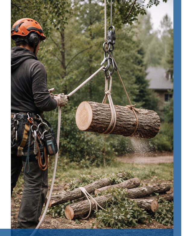 Валка деревьев частями в Каменске-Уральском от 7979 р. | ВЫСОТНИК-Кмн