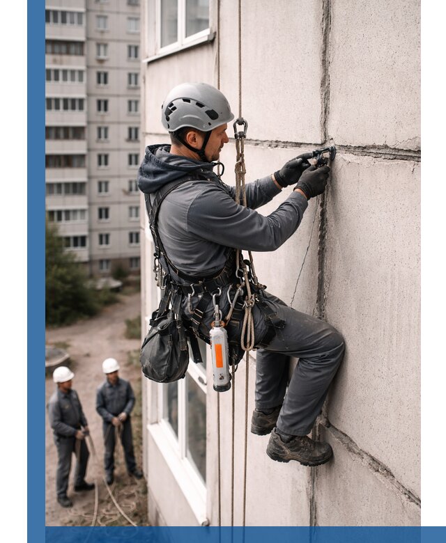Обследование межпанельных швов и герметизация в Каменске-Уральском